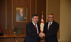 Erhürman, Türkiye Cumhurbaşkanı Yardımcısı Yılmaz’ı Kabul Etti