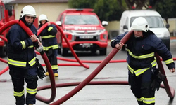 Haspolat ve Ozanköy’de Yangın