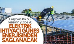 Haspolat Arıtma Tesisi’ne güneş enerji sistemi kurma çalışmaları sürüyor