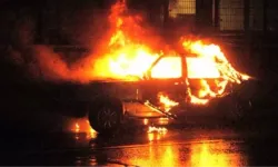 Gazimağusa’da Park Halindeki Araca Kundaklama