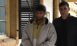 Ercan'da mermi ile yakalanan zanlı mahkemeye çıkarıldı!