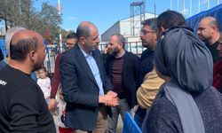 Halkın Partisi’nden (HP) bir heyet  Ektam Kıbrıs Ltd. çalışanı işçileri ziyaret etti