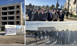 Başbakan Üstel, yapımı devam eden Güzelyurt hastanesini ziyaret etti