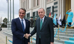 Erdoğan, Yunanistan Başbakanı Kiryakos Miçotakis'i Beştepe'de kabul etti