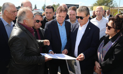 Başbakan Üstel, İskele-Boğaz Yolu proje alanında incelemelerde bulundu