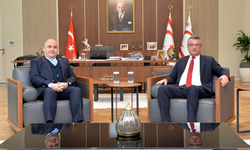 Erhürman, TC Büyükelçisi Başçeri’yi Kabul Etti