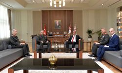 Erhürman, Kara Kuvvetleri Komutanı Tokel’i Kabul Etti