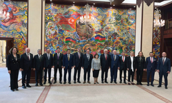 Öztürkler, Azerbaycan Milli Meclisi Başkanı Gafarova ile görüştü