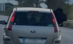 Girne’de tehlikeli yolculuk: Sürücü ve yolcuya işlem