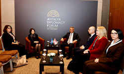 Cumhurbaşkanı Erhürman, Rosemary A. DiCarlo ile görüştü