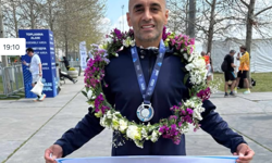 Kıbrıslı atlet Sakallı İstanbul’da ikinci oldu