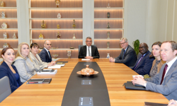 Erhürman, BM yetkilisi Lacroix ile görüştü