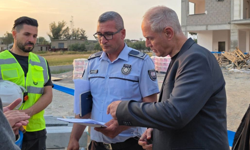 Hasipoğlu, iş kazasının yaşandığı inşaata giderek incelemelerde bulundu