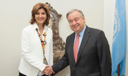 Holguin, Guterres'le görüştü: "Kıbrıs için Temmuz'da yeni girişim hazırlığı ele alındı