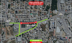 Sakarya kavşağı ile Zorbalar Sokak dönüşü arasındaki güzergâh yarından itibaren trafiğe kapatılacak