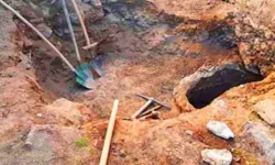 Çatalköy’de kaçak kazı operasyonu