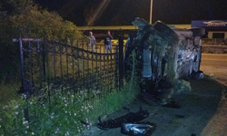 Girne-Alsancak Çevre Yolu’nda trafik kazası!