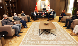 Öztürkler Engelliler Federasyonu'nu kabul etti
