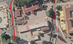 Güzelyurt’ta klasik otomobil slalom yarışı düzenleniyor