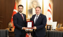 Öztürkler, milli atlet Yiğitcan Hekimoğlu’nu kabul etti