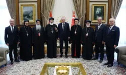 Erdoğan, Süryani Ortodoks Kilisesi Patriği Mor İğnatius II. Efrem Kerim'i Kabul Etti
