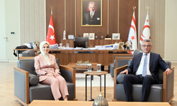 Erhürman, Türkiye Aile ve Sosyal Hizmetler Bakanı Göktaş’ı kabul etti