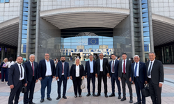 Kıbrıs Türk belediye başkanları Avrupa Parlamentosu'nda