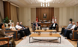 Erhürman, Muhasip ve Denetçiler Enstitüsü Heyetini Kabul Etti