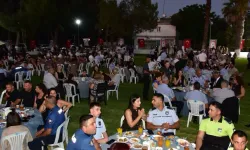 Polis Genel Müdürlüğü bahçesinde resepsiyon düzenlendi