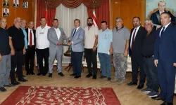 Çiftçiler Birliği'nden Başbakan Ünal Üstel'e teşekkür ziyareti