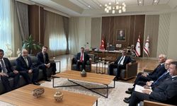 Cumhurbaşkanı Tufan Erhürman, Cevdet Yılmaz'ı kabul etti