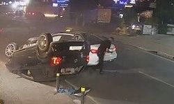 Girne'de üç aracın karıştığı kazada alkollü sürücü tutuklandı