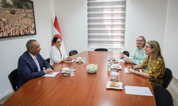 Fikri Toros, AB Kıbrıs Çözüm Destek Ofisi yetkilileriyle görüştü