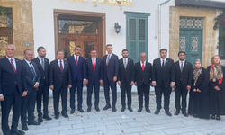 Cevdet Yılmaz, AK Parti KKTC Temsilciliği'ni ziyaret etti