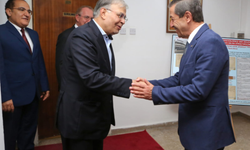 Ertuğruloğlu, İSİPAB Genel Sekreter Yardımcısı Sijani'yi kabul etti