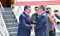 Cumhurbaşkanı Yardımcısı Cevdet Yılmaz 20 Temmuz törenleri için KKTC'de