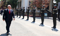 Güler, KKTC'de Güvenlik Kuvvetleri Komutanlığı ve 28. Mekanize Piyade Tümen Komutanlığını ziyaret etti