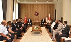 Öztürkler Türkiye Harp Malülü Gaziler, Şehit, Dul ve Yetimler Derneği heyetini kabul etti