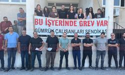 Güç-Sen'den Gazimağusa Limanı'nda grev