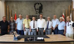Kıbrıs TMT Mücahitler Derneği’nden Hasan Sadıkoğlu’na Ziyaret