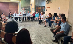 UBP’nin Lefkoşa Belediye Başkan adayı Mehmet Aktunç Kızılbaş’ta vatandaşlarla buluştu
