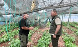 Hüseyin Çavuş Güneşköy ve Aydınköy’de fırtına hasarını inceledi