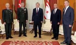 Ünal Üstel, yeni KTBK ve GKK komutanlarını kabul etti