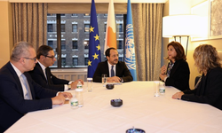 Hristodulidis ile Holguin New York’ta görüştü