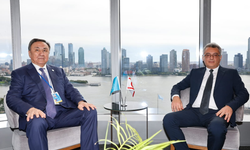 Erhürman, TDT Genel Sekreteri Ömüraliyev ile görüştü