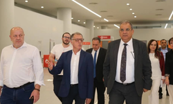 Faiz Sucuoğlu Ercan Havalimanı’nda incelemelerde bulundu