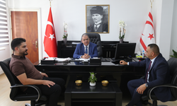 Bakan Sucuoğlu, Gazimağusa Birleşik Taksiciler Birliği heyetini kabul etti