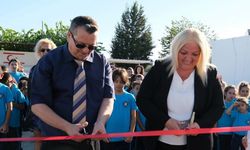 Çayırova İlkokulu’nun yeni oyun parkı açıldı