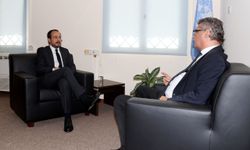 Erhürman ile Hristodulidis ara bölgede bir araya geldi