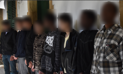Gaziler köyü yakınlarında 8 kişi tutuklandı: Bir kişi aranıyor
